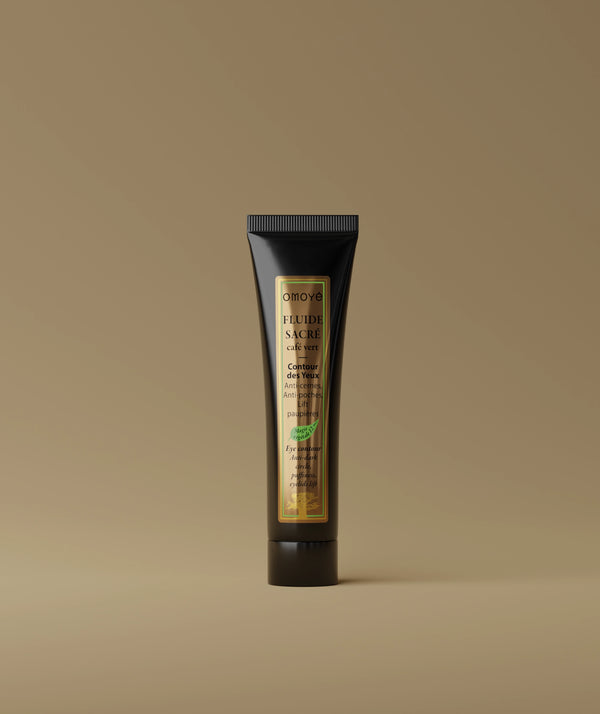 fluide contour yeux omoyé anti-cernes anti-poches lift paupières café vert regard fatigué soin naturel