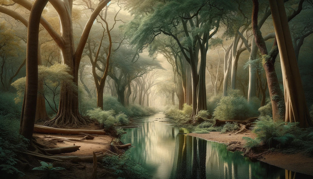 Rituel bain de forêt