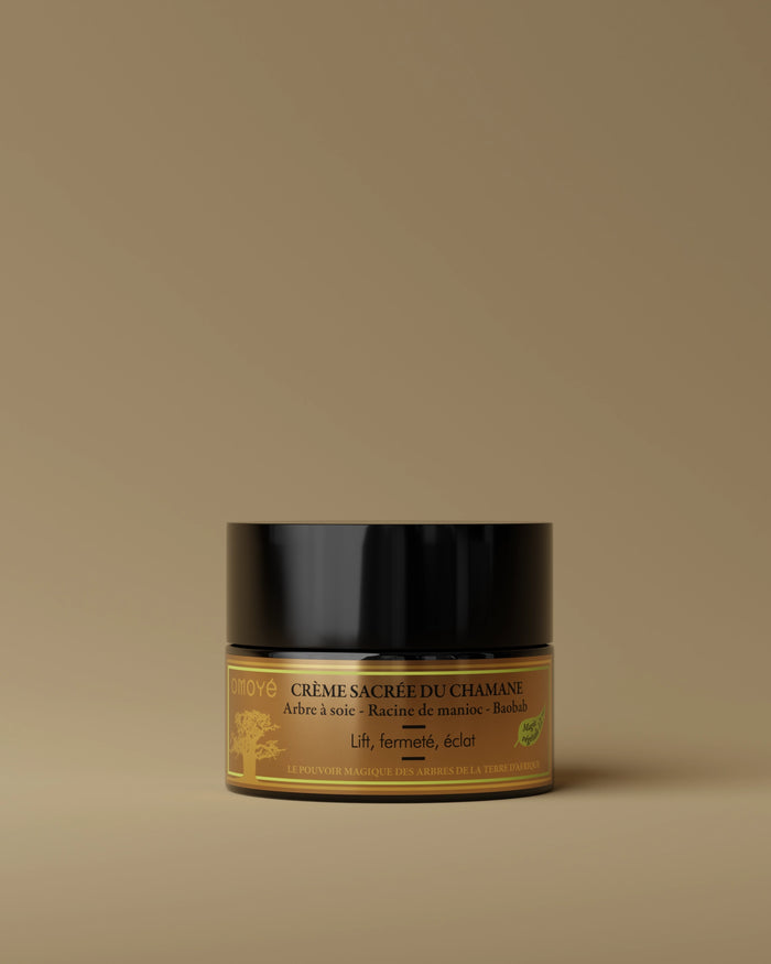 Crème Sacrée du Chamane Omoyé — soin anti-âge lifting éclat certifié bio