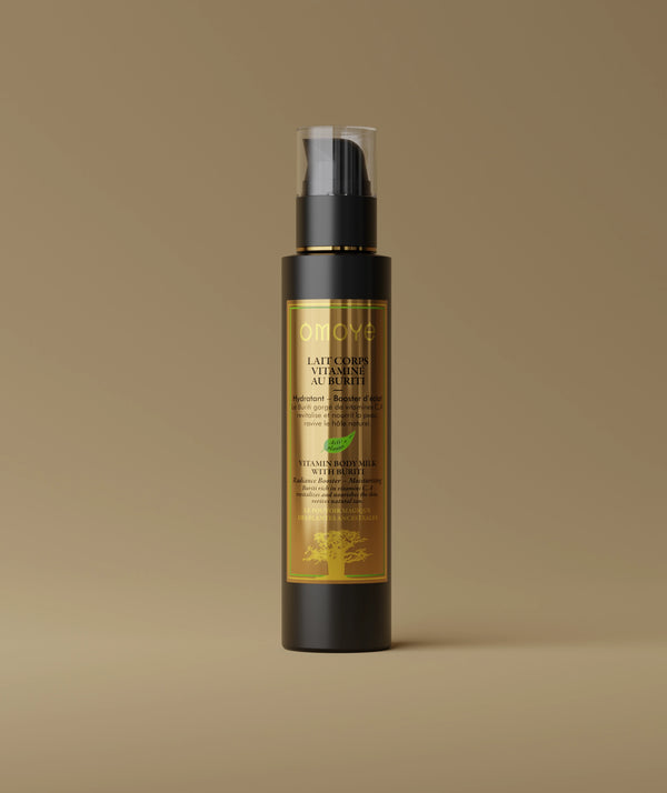 lait hydratant corps éclat naturel buriti omoyé peau dorée été femme homme cosmétique végétale made in France