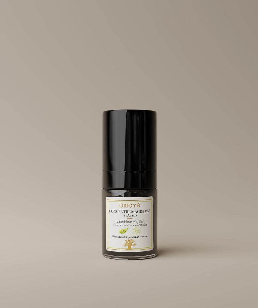 concentré magistral omoyé combleur végétal anti-rides acacia yeux lèvres soin ciblé peau mature bio efficace 