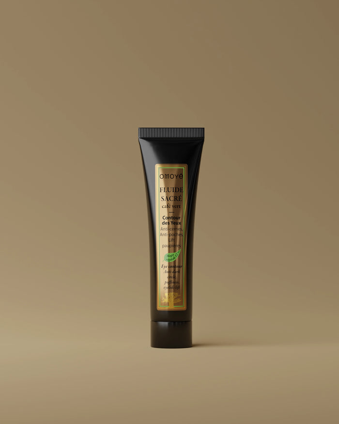 fluide contour yeux omoyé anti-cernes anti-poches lift paupières café vert regard fatigué soin naturel
