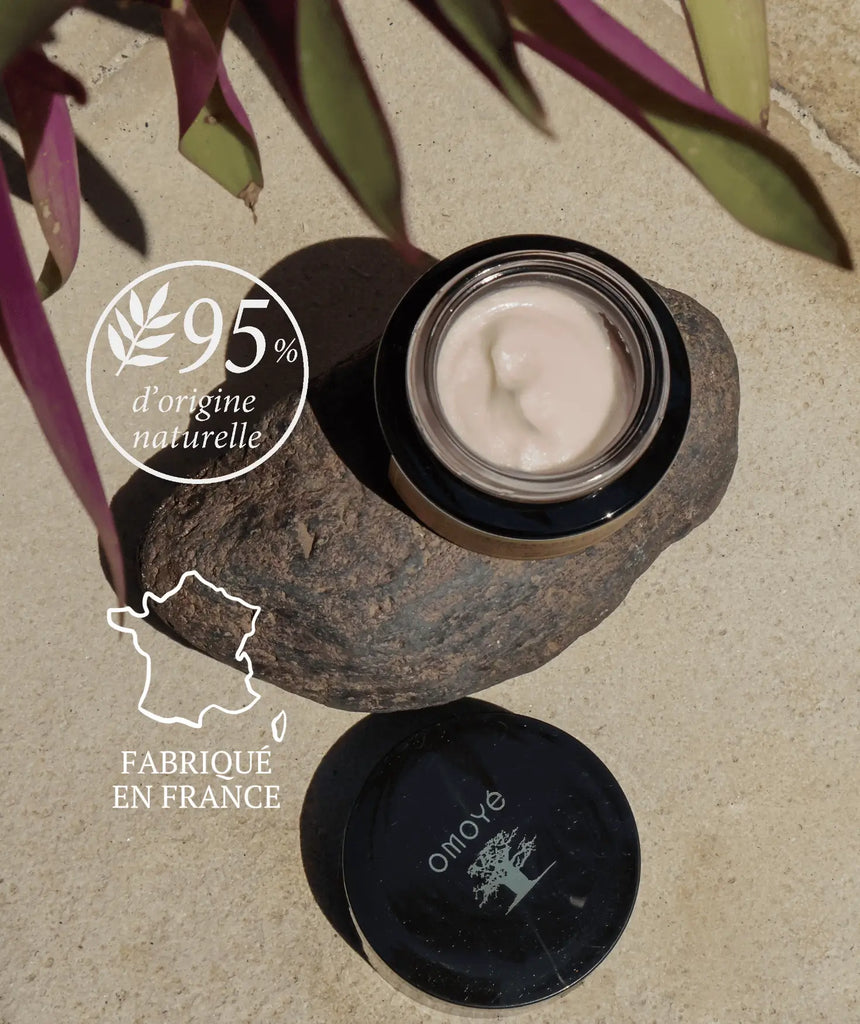 crème visage naturelle omoyé 95% origine végétale fabriqué en france soin riche peau sèche anti-âge nourrissant