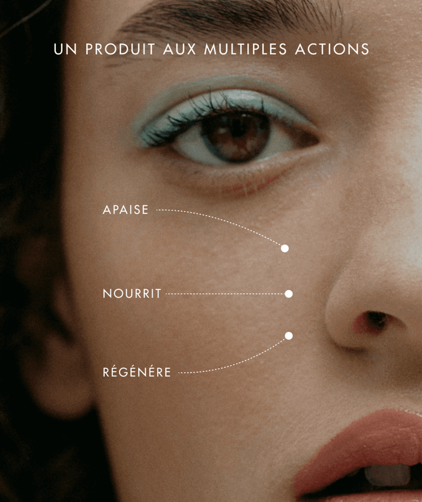 soin visage apaisant nourrissant régénérant omoyé peau sensible femme homme anti-rougeurs hydratation intense